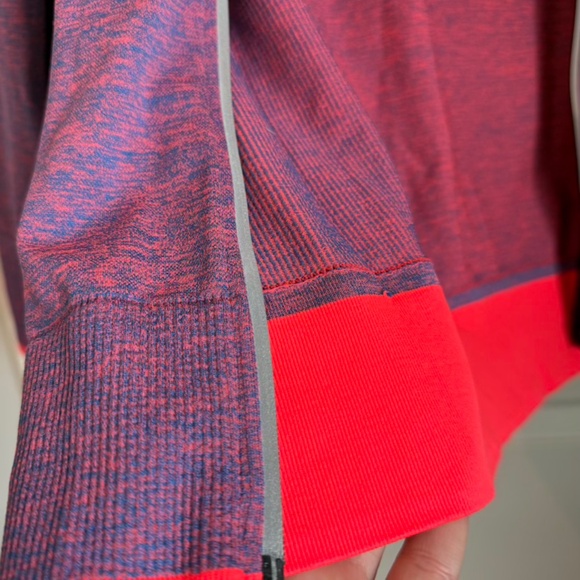 Gloria Vanderbilt Sport Zip Up Long Sleeved Athletic Top Small Base Layer Run - Picture 2 of 9